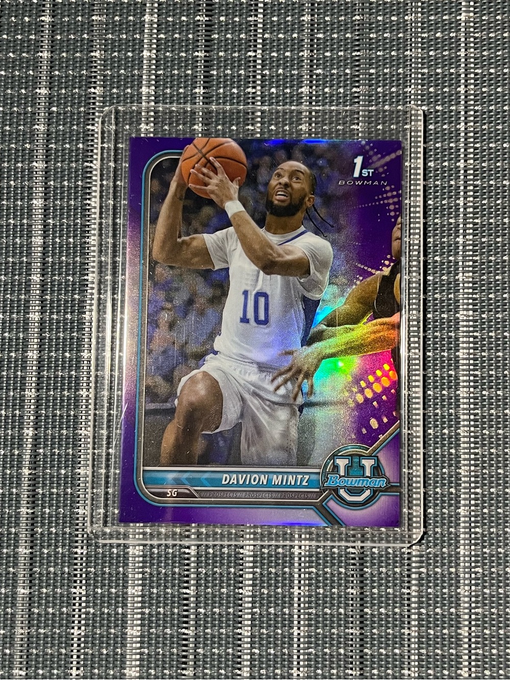 🏀 Davion Mintz 2021-2022 Bowman University 1ST Chrome RC 294/299